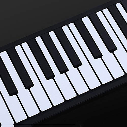 KUANDARM Piano Pliant Main Roll Piano, 88 Touches Rechargeables Roll Up avec Le Support de pédale de Volume de Retard pour Enfants débutant Musique Jouets éducatifs débutant - Les Beatles, Paul McCartney, John Lennon, RIngo Starr, George Harrison KUANDARM Piano Pliant Main Roll Piano, 88 Touches Rechargeables Roll Up avec Le Support de pédale de Volume de Retard pour Enfants débutant Musique Jouets éducatifs débutant – Image 4