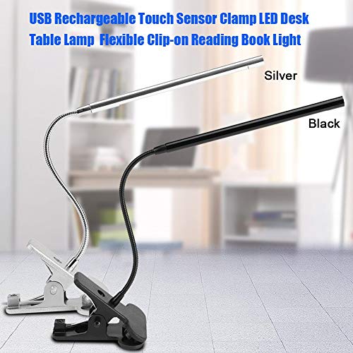 Yosoo USB Lampada da scrivania a pinza Touch