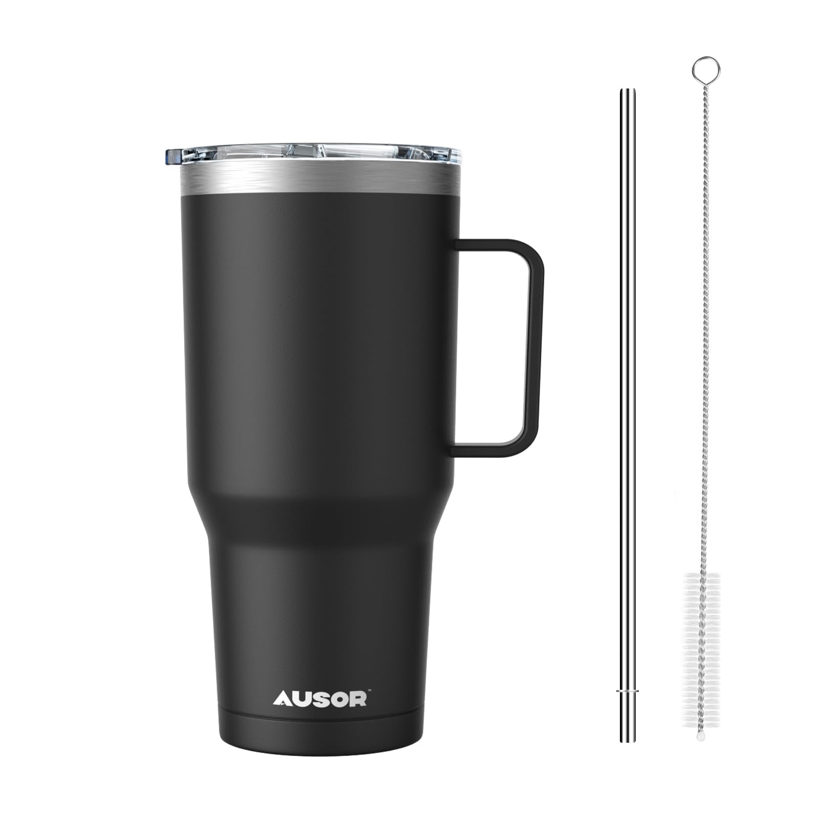 Amazon.com | AUSOR 30 oz Tumbler with Lid and Straw,Water Bottle
