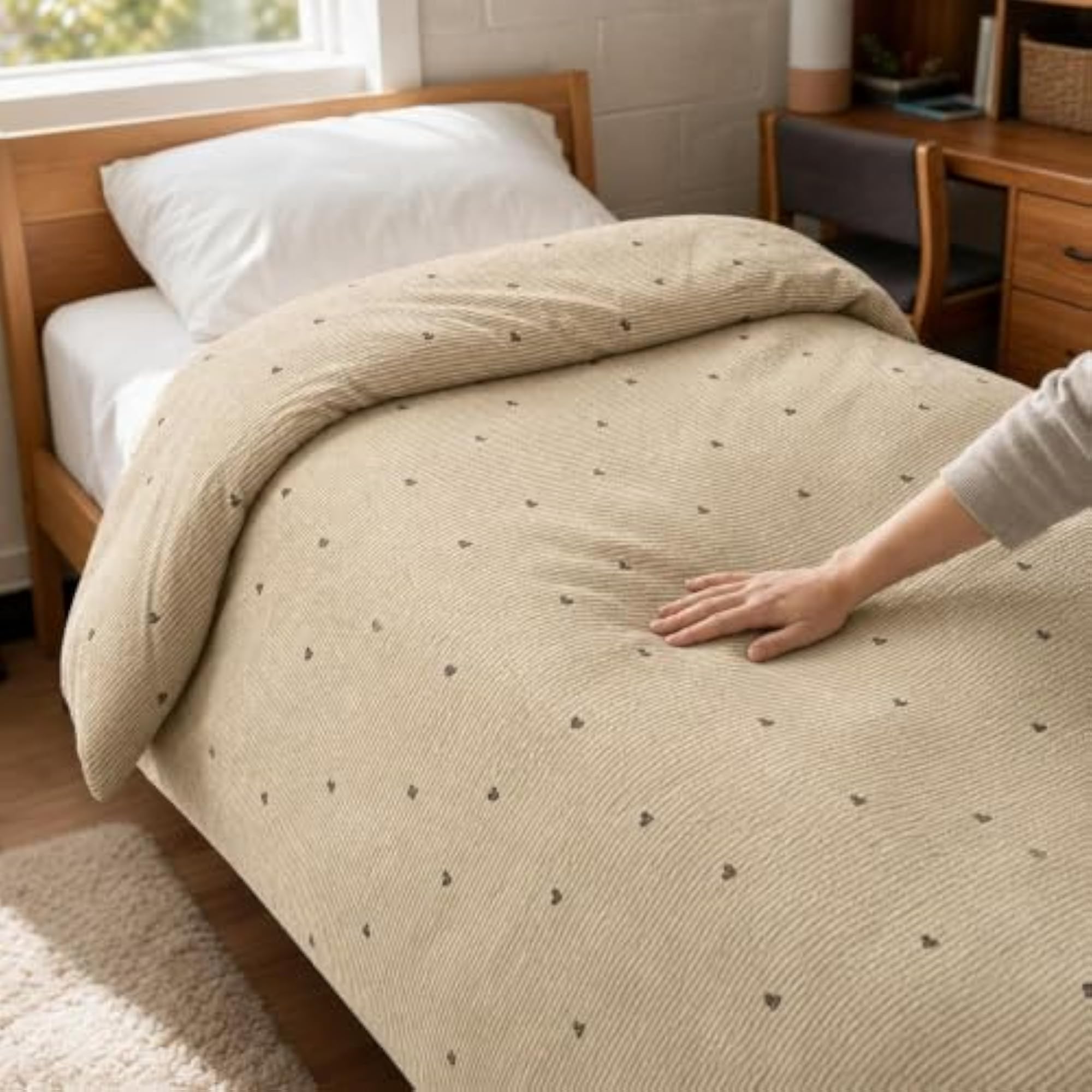 Double-Layer Gauze Duvet Cover Set for Infants