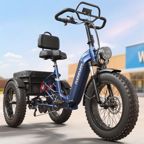 PUCKIPUPPY Electric Trike for Adults 960W Peak,...