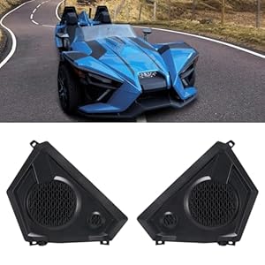 Haka Tough Speaker Pods For Polaris Slingshot Accessories 2018-2020, Speaker Enclosures For Slingshot Slr Sl R Side Panel Pod Enclosures, Replace Oem 2414071 1
