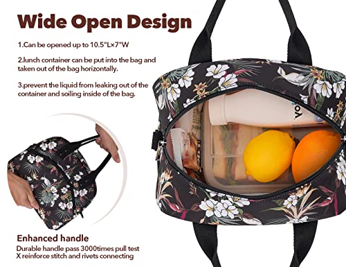 Kasibon Lunch Bag For Women Men Insulated Lunch Box Reusable Leakproof Soft Cooler Cooling Tote For Work Picnic Beach, Freezable Lunch Bag With Adjustable Shoulder Strap #TOP4