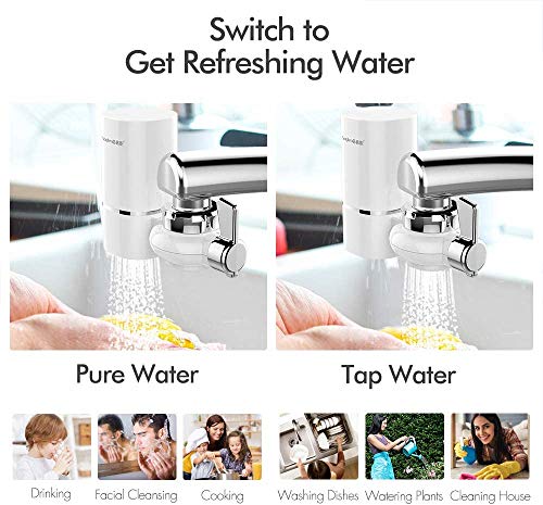 Kraanwaterzuiveraar, keukenkraan waterfiltersysteem met ultra-adsorberend materiaal, past op standaardkranen… - Image 5