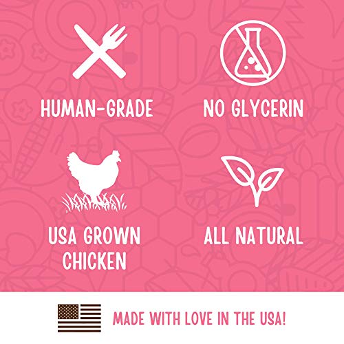 Full Moon Chicken Strips Healthy All Natural Dog Treats Human Grade Made in USA Grain Free, 1.5 Pound (Pack of 1)
