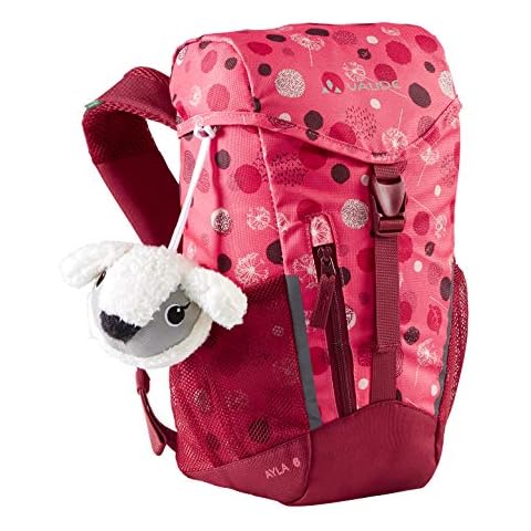 VAUDE Kinderrucksack Ayla für Mädchen & Jungen, komfortabler Wanderrucksack Kinder 6 L in pink Cover