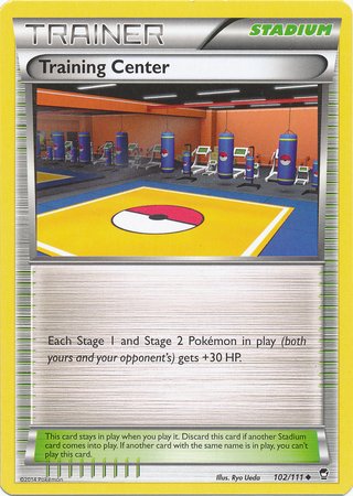 Pokemon - Training Center (102/111) - XY Furious Fists - Reverse Holo