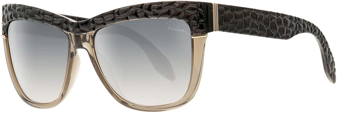Roberto Cavalli Oversized Square Sunglasses Black/Other / Gradient Smoke