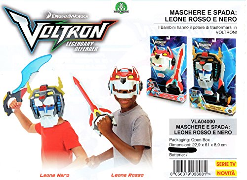 Giochi Preziosi Voltron: Maschera e Spada Leone Rosso o Nero