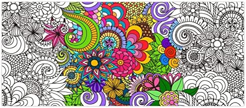 Dvbonike Jumbo Mandala Coloring Poster Giant Flower DIY Drawing Paper Craft