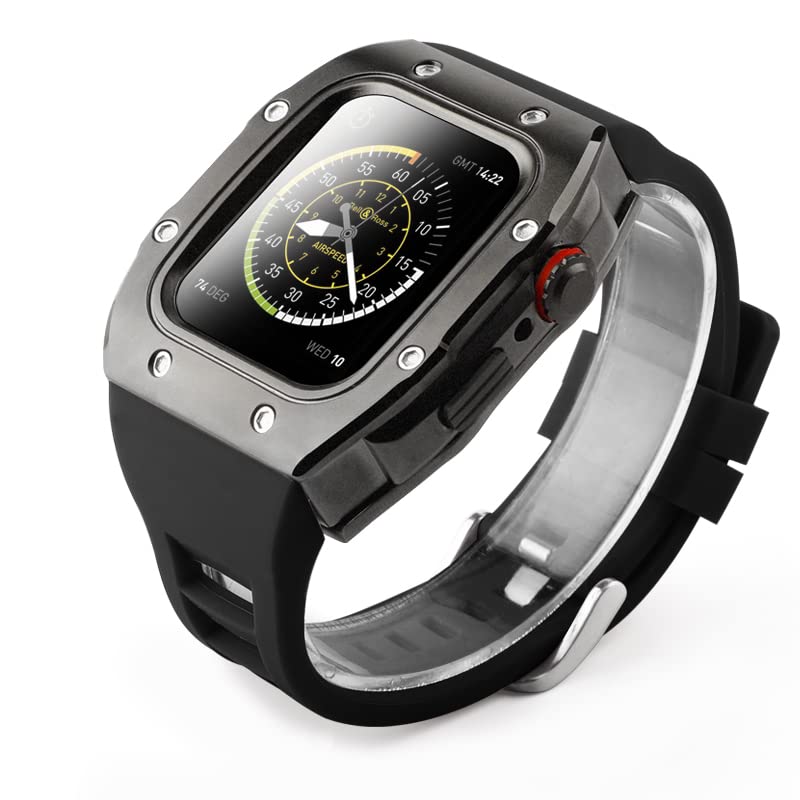 Coque de protection acier inoxydable Apple Watch 44 mm kit