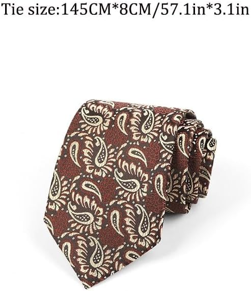 Embroidered Men's Business Casual Wedding Printed Tie Formal Everyday Necktie