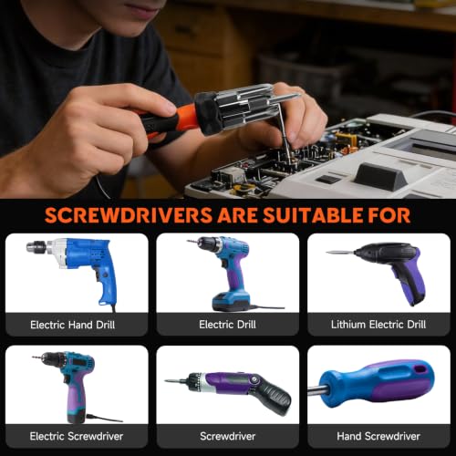 Image of 7PCS All In One Screwdriver Bits Set,Triwing Screwdriver Bits Set(50mm) Y0 Y1 Y2 Y2 Y3 Y4 Y Tip Portable Multi-Purpose Screwdriver Set for Outdoor And Daily Repair Tools