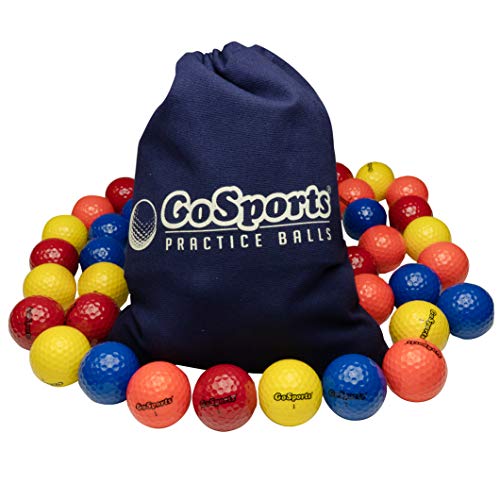 Balles de golf pour jouer ou s'entraîner GoSports pack de 16 32 balles avec grand sac