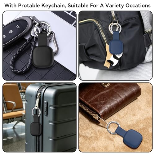 DLENP for Tile Tracker Case with Keychain, 2-Pack Holder for Tile Mate 2022 - image 8