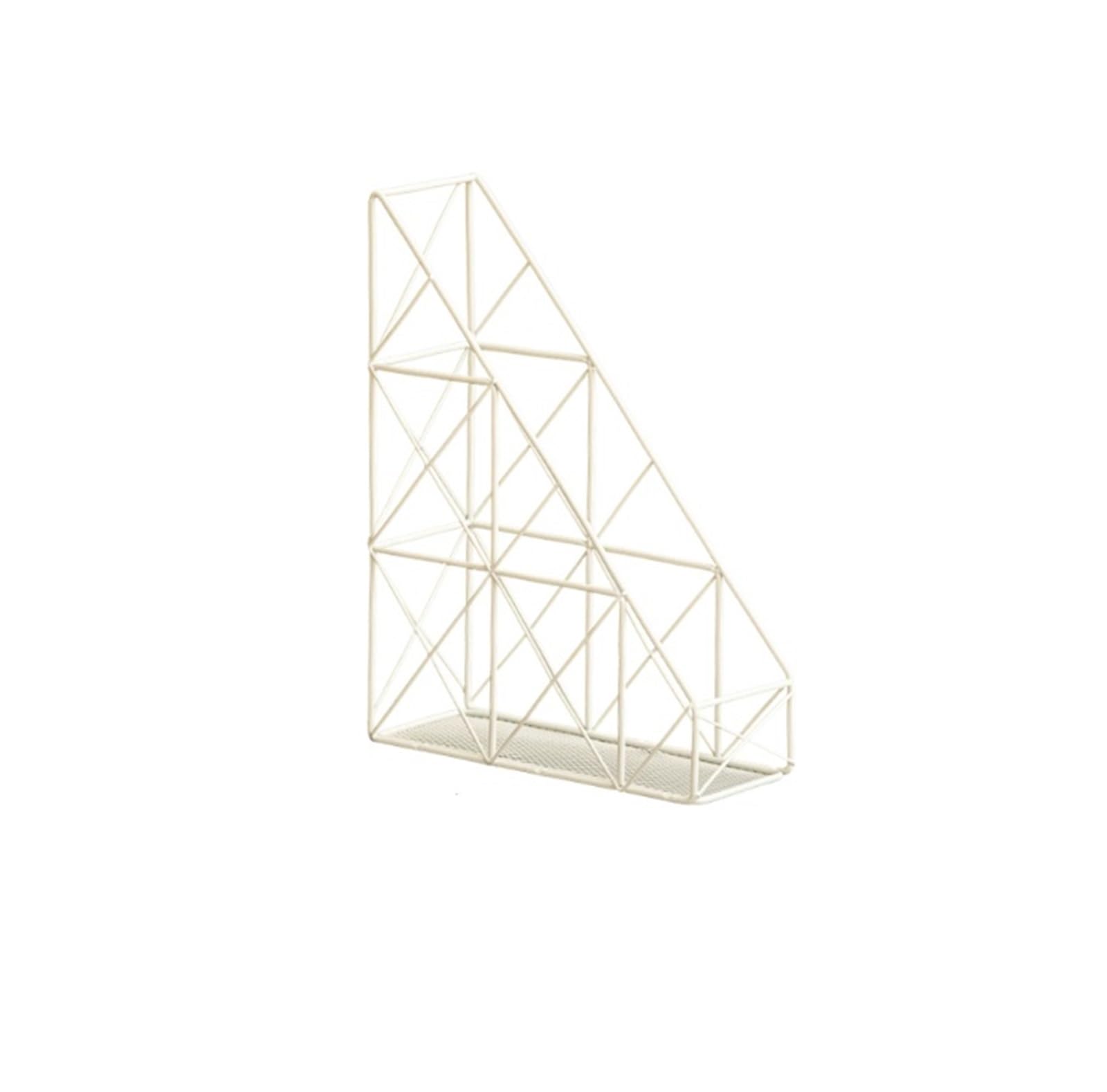 Ptasccne Iron Vertical Magazine Holder Desk Organizer Single Slot Magazine File Holder for Home Office Classroom magazine rack