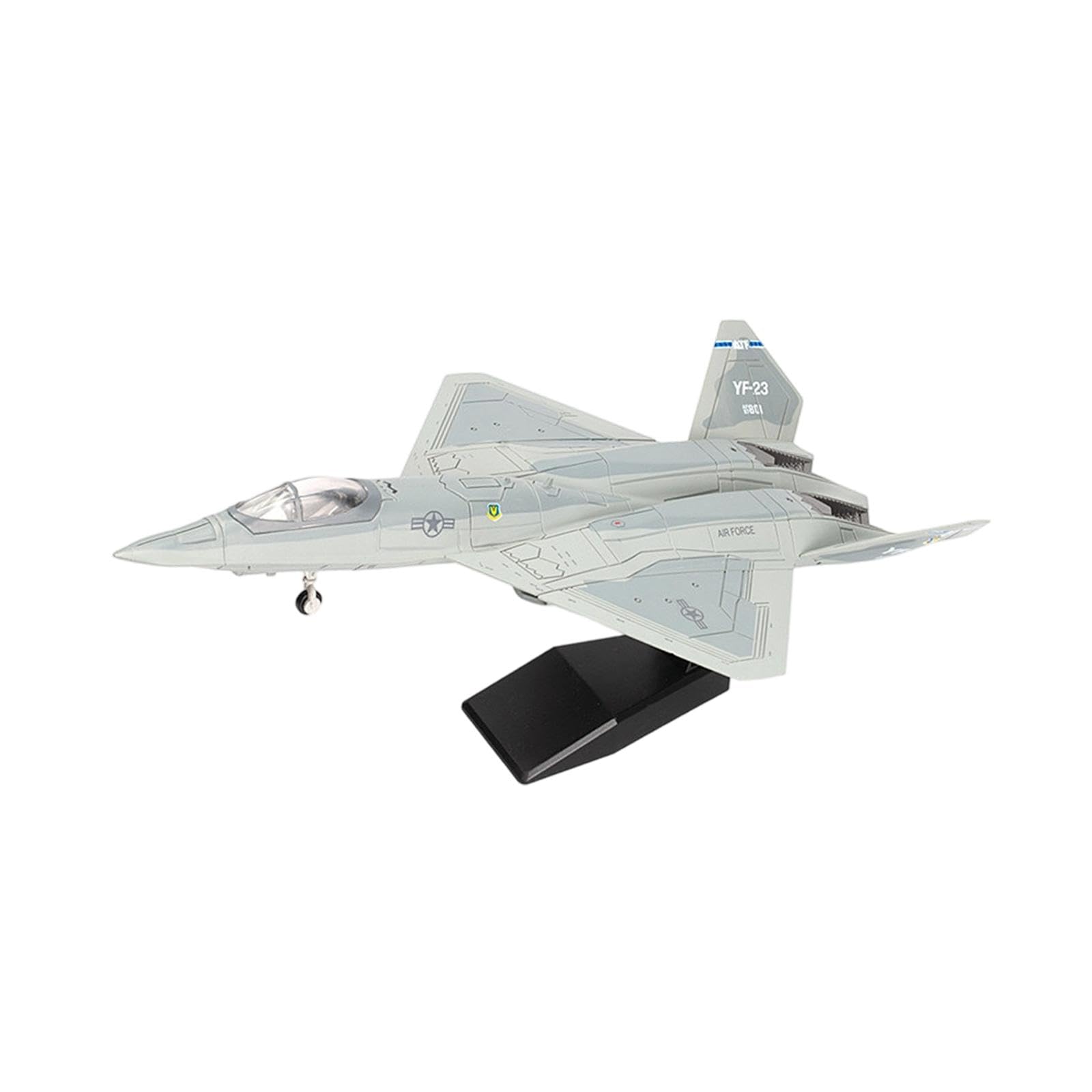Milageto Fighter Jet Build Model Kit Aircraft Model 1/72 Scale Simulation Airplane DIY for Commemorate Tabletop Shelf Decor Fireplace