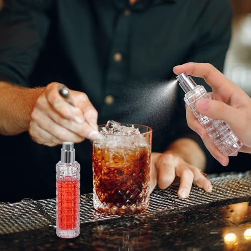 Botella de spray de amargo en cristal resistente para coctelería fina 7