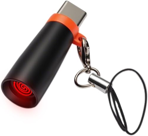 Encendedor eléctrico USB-C. Resistente al viento. Resistente al viento. Funciona con teléfono o banco de energía, mini, ligero, activado al enchufar