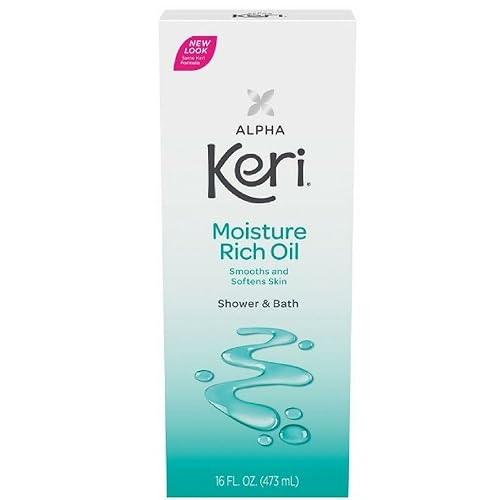 Alpha Keri - Aceite rico en humedad para ducha y baño 16 onzas paquete de 2
