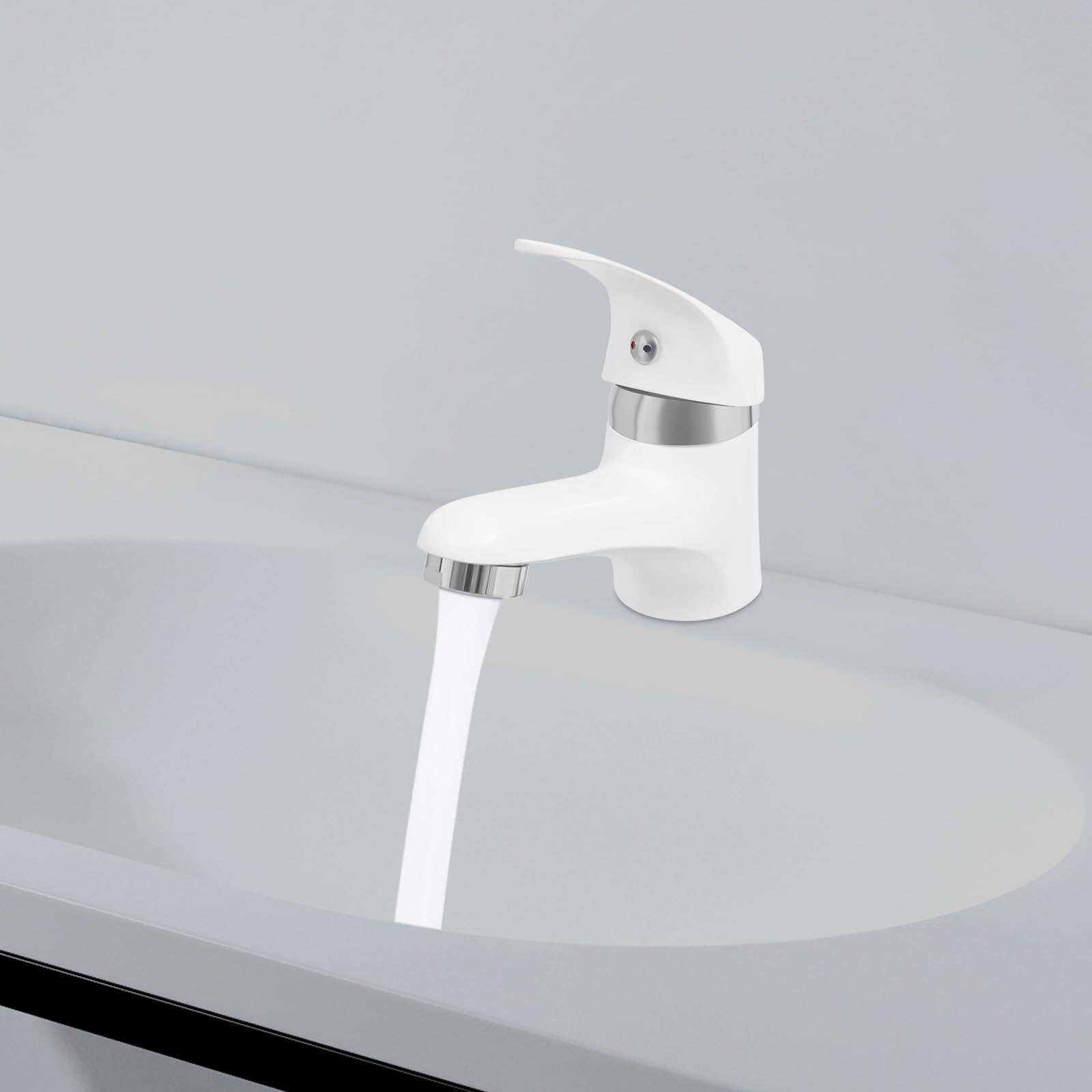 Grifo de lavabo monomando 3/8 pulgadas para baño