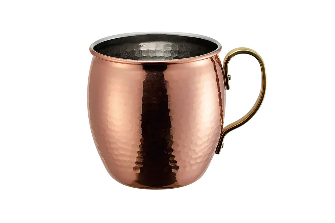 Copper Mug, 16.9 fl oz (500 ml), Copper Cup, Tumbler, Beer, Beer Cup, Made in Japan, Tsubame Sanjo, Niigata, Hardware : Home & Kitchen