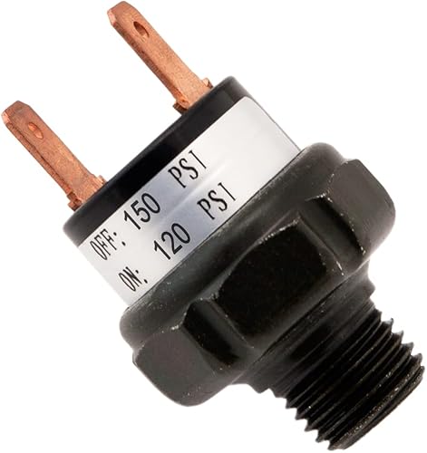 Miniatura 5 de Vixen Horns Compresores de aire dobles de alta resistencia de 150 PSI Reemplazo universal para camión bocina de tren de automóvil suspensión paseo