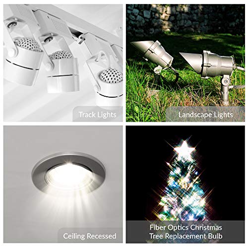 Simba Lighting LED MR11 Flood Light Bulbs (4 Pack) 12V 3W 20W Halogen Replacement 2-Pin 240lm for Landscape, Accent, Track Lights, and Christmas Tree Fiber Optics, GU4 Bi-Pin Base, 4000K Natural White - Image 4