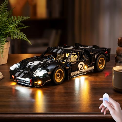 Image of Nitemode Light Kit Compatible with Lego 42223 Technic 1966 Ford GT40 MKII, Upgraded Brightness Adjustable Lighting Accessories(No Model)