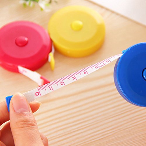 Wingbind Small Tape Measure,Easy Read,Retractable Portable Ruler For Sewing,Kids,Body Measurement 150Cm #TOP3