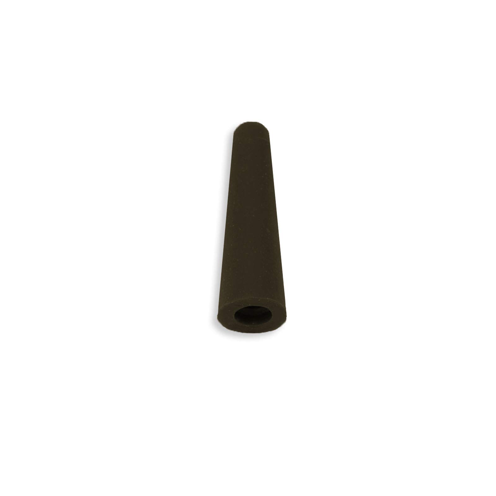 Bank Tackle Tail Rubbers Carp Fishing Tackle Rubber Rig Cones 7 Colours Available (Dark Green, x 100 Pack)