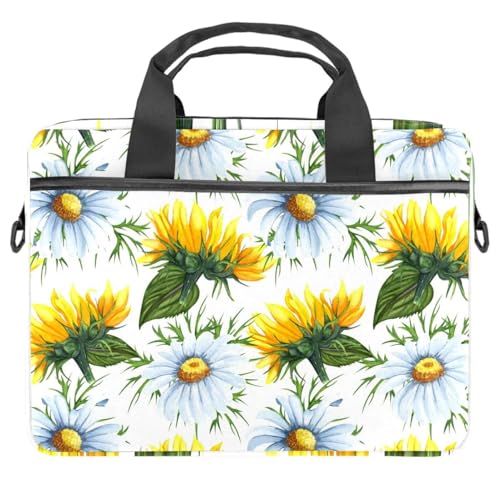 Sacoche ordinateur portable 13-14.5 pouces fleurie pour vos journées au bureau et café