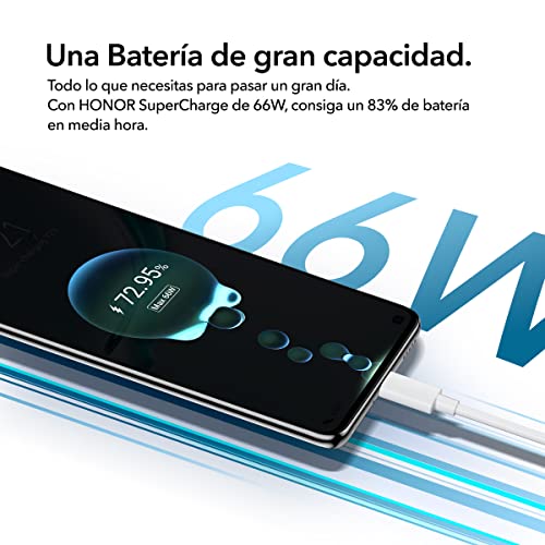 HONOR Magic4 Lite 6/128GB Smartphone med 64 MP-kamera, Blå