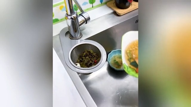 Colador de Acero Inoxidable para Fregadero de Cocina miniatura 7
