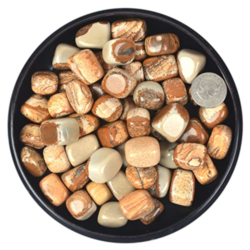 Image of 1 /2LB Large Tumbled Stone Specimen Collection Pocket Worry Healing Crystal