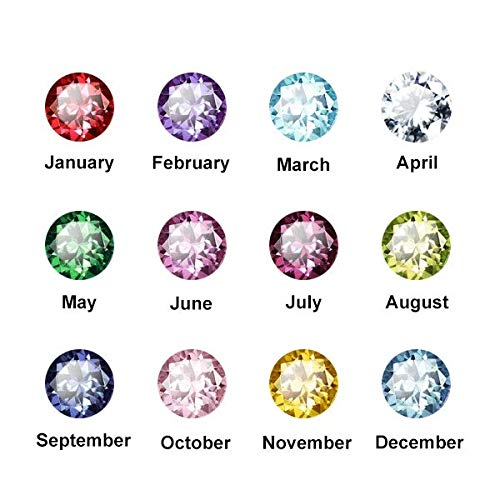 URONE Sterling Silver Personalized Ring Custom 2 birthstones Engraved Name Ring Jewelry for Women Infinity Promise Ring for her4