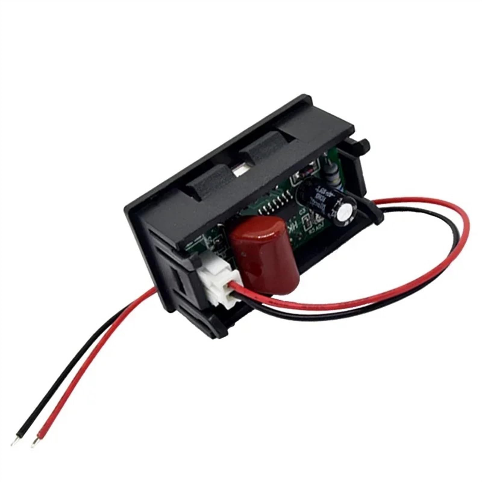 Voltmetro digitale LCD da 0,56 pollici 30-500VAC Calibrare la lettura 0-100VDC 5-30V Rosso Verde Blu Display a LED Tester del rilevatore di tensione (Color : DC 0-100V, Size : Blue LED)