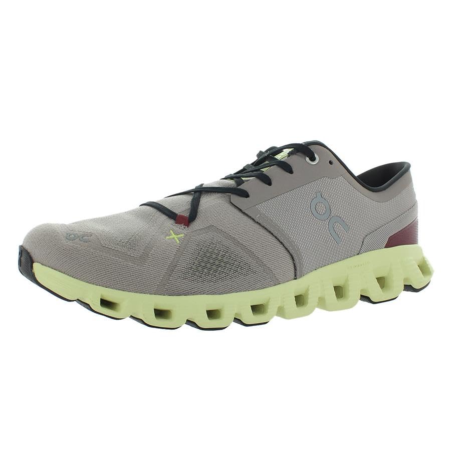 Image of ON Cloud X 3 Mens Shoes Size 14, Color: Fog /Hay-Grey
