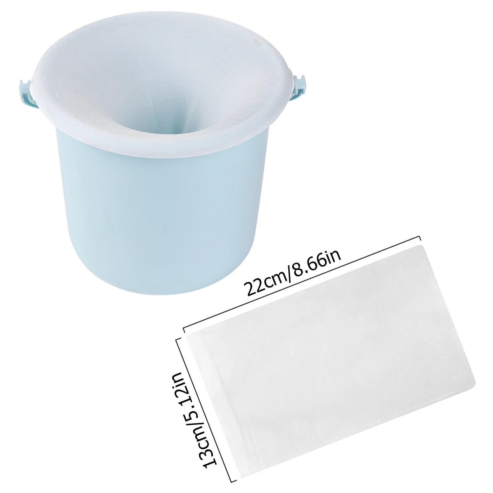Kit d'entretien aspirateur Piscine Chaussettes d'écumoire de Piscine Filtre à débris de Feuilles Filtre à Mailles en Nylon pour réservoirs de Stockage d'eau Domestique(20 Loading)