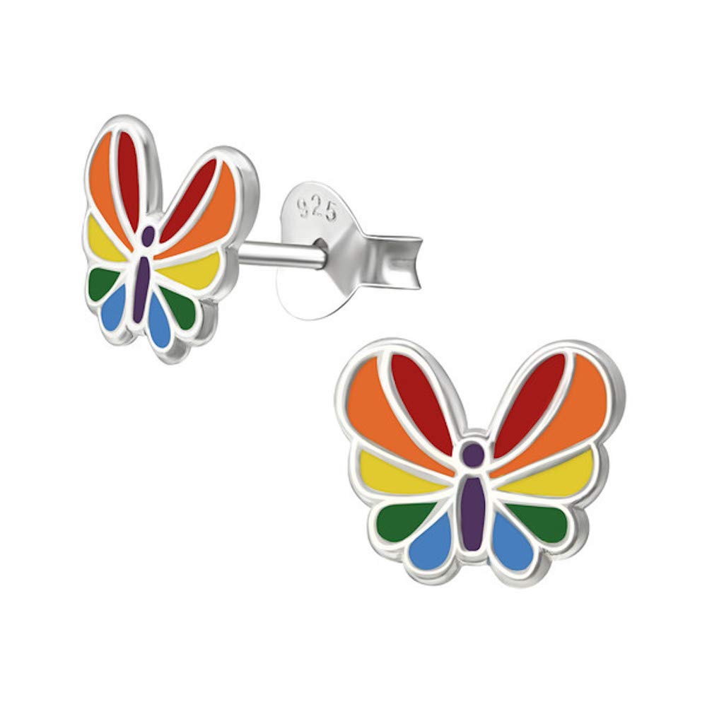Aww So Cute 925 Sterling Silver Hypoallergenic Butterfly Stud Earrings for Babies, Kids & Girls | Diwali Gift | Comes in a Gift Box | 925 Stamped with Certificate of Authenticity | ER1488 (B07KMS8XY2) Amazon Price History, Amazon Price Tracker