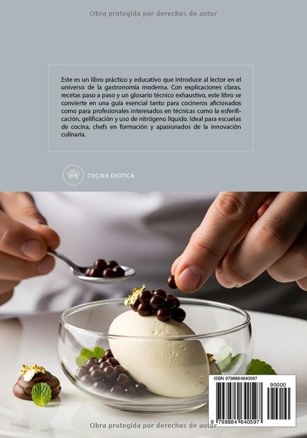 COCINA MOLECULAR deliciosas recetas innovadoras: libros de recetas de cocina en español (COCINA EXOTICA) (Spanish Edition)