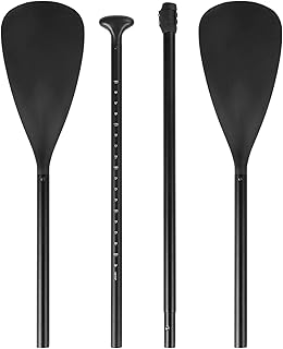 Homeriy 4-Piece Dual Purpose Adjustable SUP Paddle Kayak Boat Stand Up Paddle Board Kayak Boat Stand Up Paddle for Surfing Surfboard
