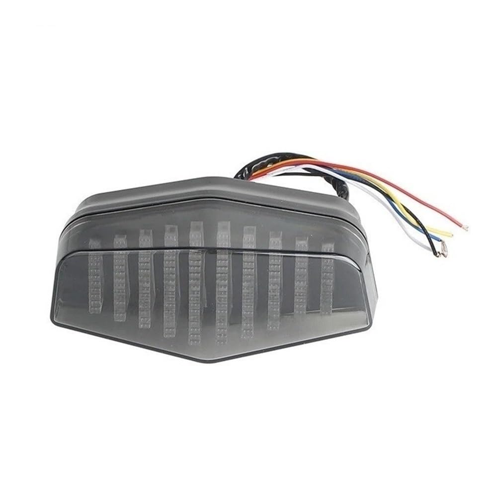 Clignotants et feu arrière LED moto Custom Bobber Chopper avec support Lucas - 8