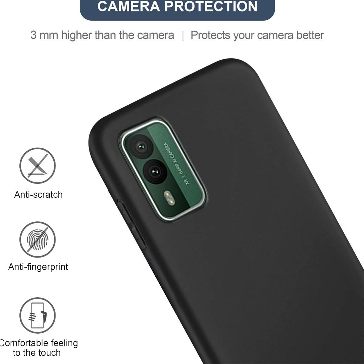 COVER + PELLICOLA VETRO TEMPERATO PER NOKIA 6 CUSTODIA CASE