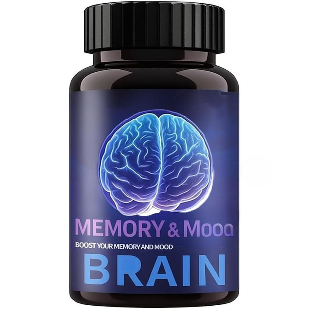 Integratori per la memoria, l'umore e il cervello, vitamine con ingredienti naturali per, integratore per la memoria del cervello, integratori cerebrali per la memoria e la concentrazione