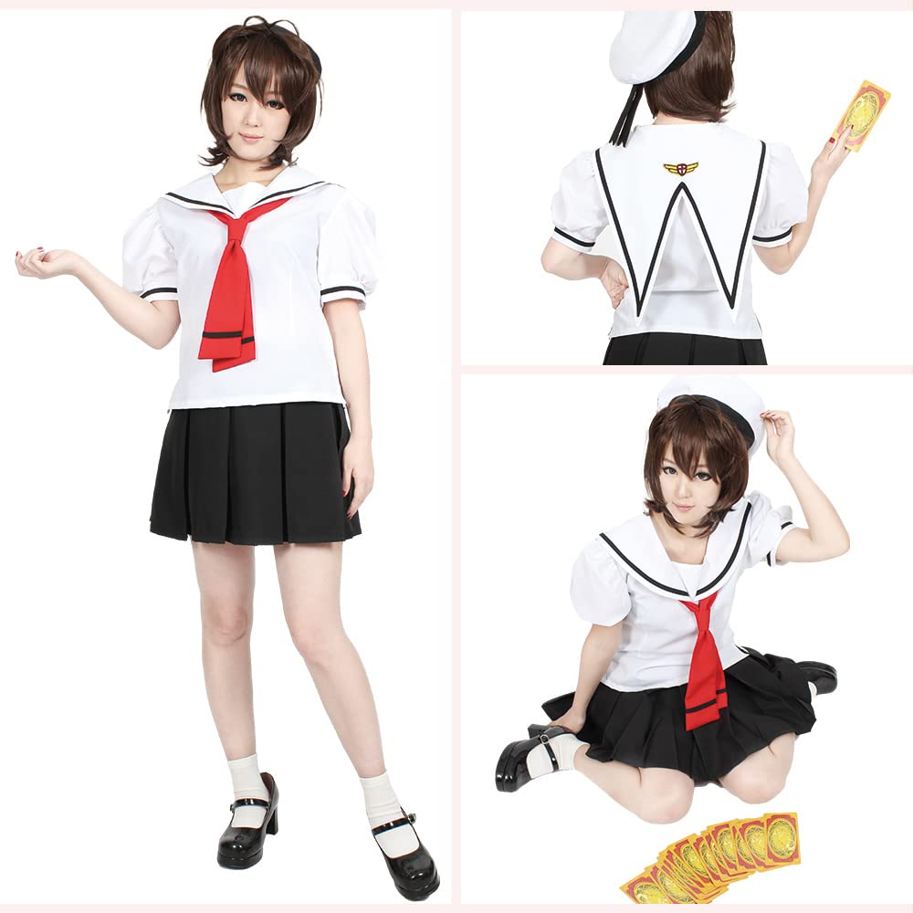 カードキャプターさくら 木之本 桜 夏 制服 コスプレ 衣装 M Amazon.co.jp: [NOOLOR] 友枝小学校 夏制服 カードキャプター
