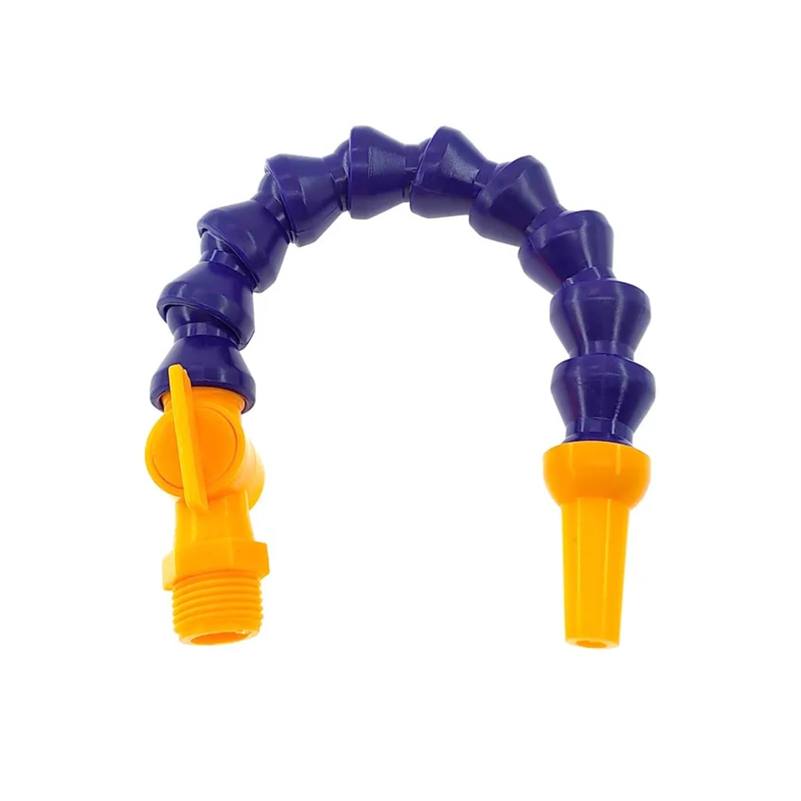 Tubo flessibile regolabile in plastica per acqua e Tubo flessibile for refrigerante, 6 pezzi, in plastica, misure multiple 1/4 3/8 1/2 for tornio e fresatrice CNC(45659,300mm Flat Switch)