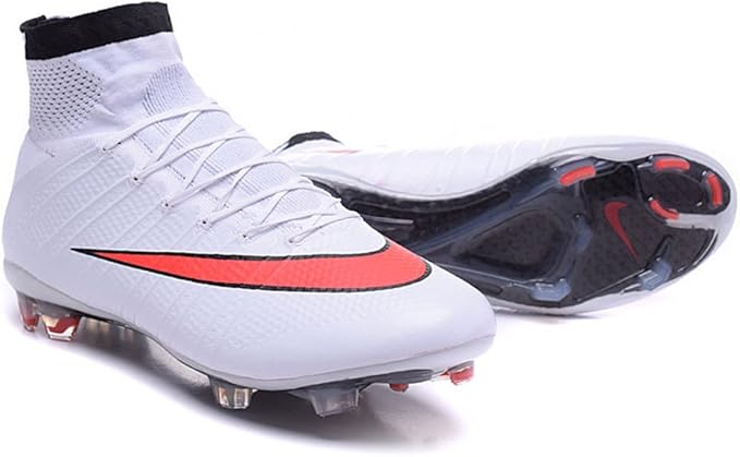 Men S Mercurial X Superfly Iv Fg White Red Black High Top Football Shoes Soccer Boots Amazon Co Uk Shoes Bags