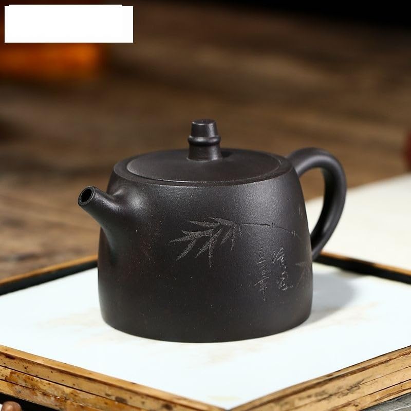 Czajnik do herbaty 250 ml Fioletowy gliniany czajnik, ręcznie robiony czajnik Zisha Teaset, wielofunkcyjny ceramiczny czajnik do kuchenki