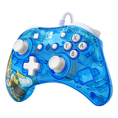 Pdp Rock Candy Filaire Gaming Switch Pro Manette - Zelda Breath Of The Wild - Bleu - Official License Nintendo - Oled / Lite Compatible - Compact, durable Travel Manette